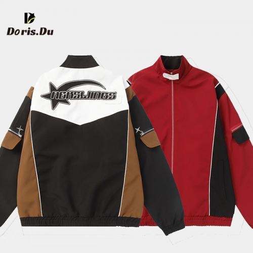 Custom Logo Print Trend Motorcycle Jacket