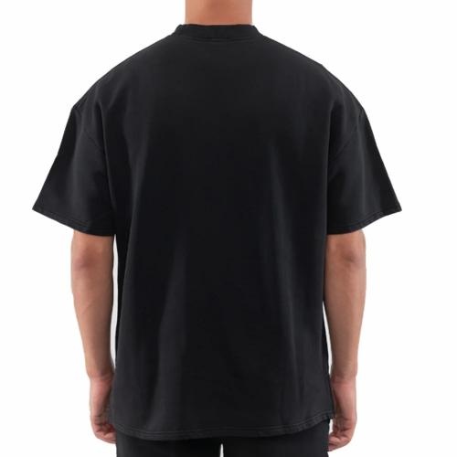 luxury blank heavy cotton custom streetwear oversized t-shirt men