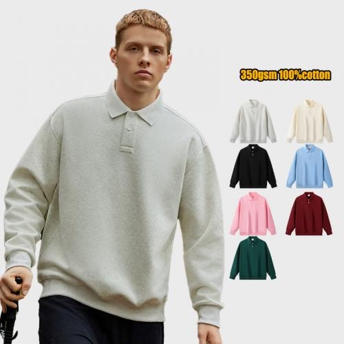 custom  manufacturer 450gsm 100%cotton loose premium men hoodie        